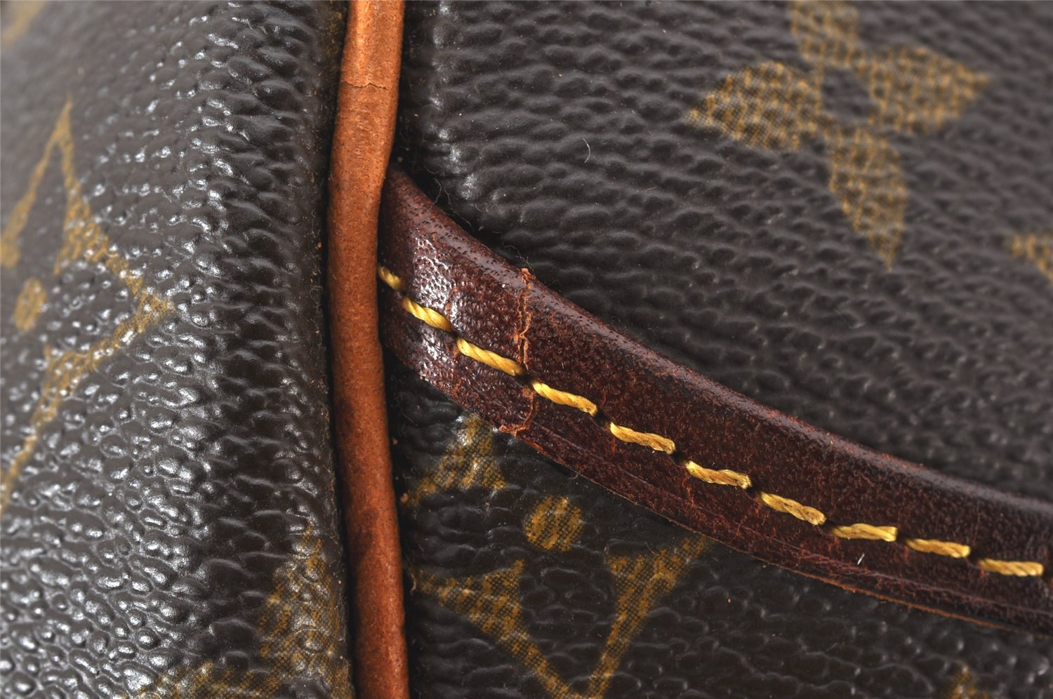 Authentic Louis Vuitton Monogram Deauville Hand Bag M47270 LV 6431K