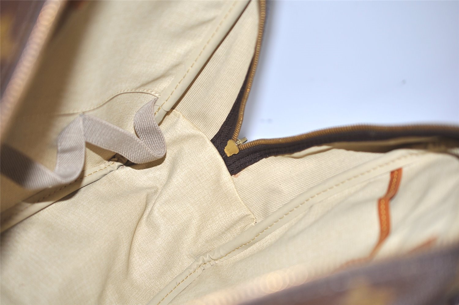 Authentic Louis Vuitton Monogram Deauville Hand Bag M47270 LV 6431K