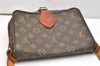 Authentic Louis Vuitton Monogram Cartouchiere MM Shoulder Bag Old Model 6432K