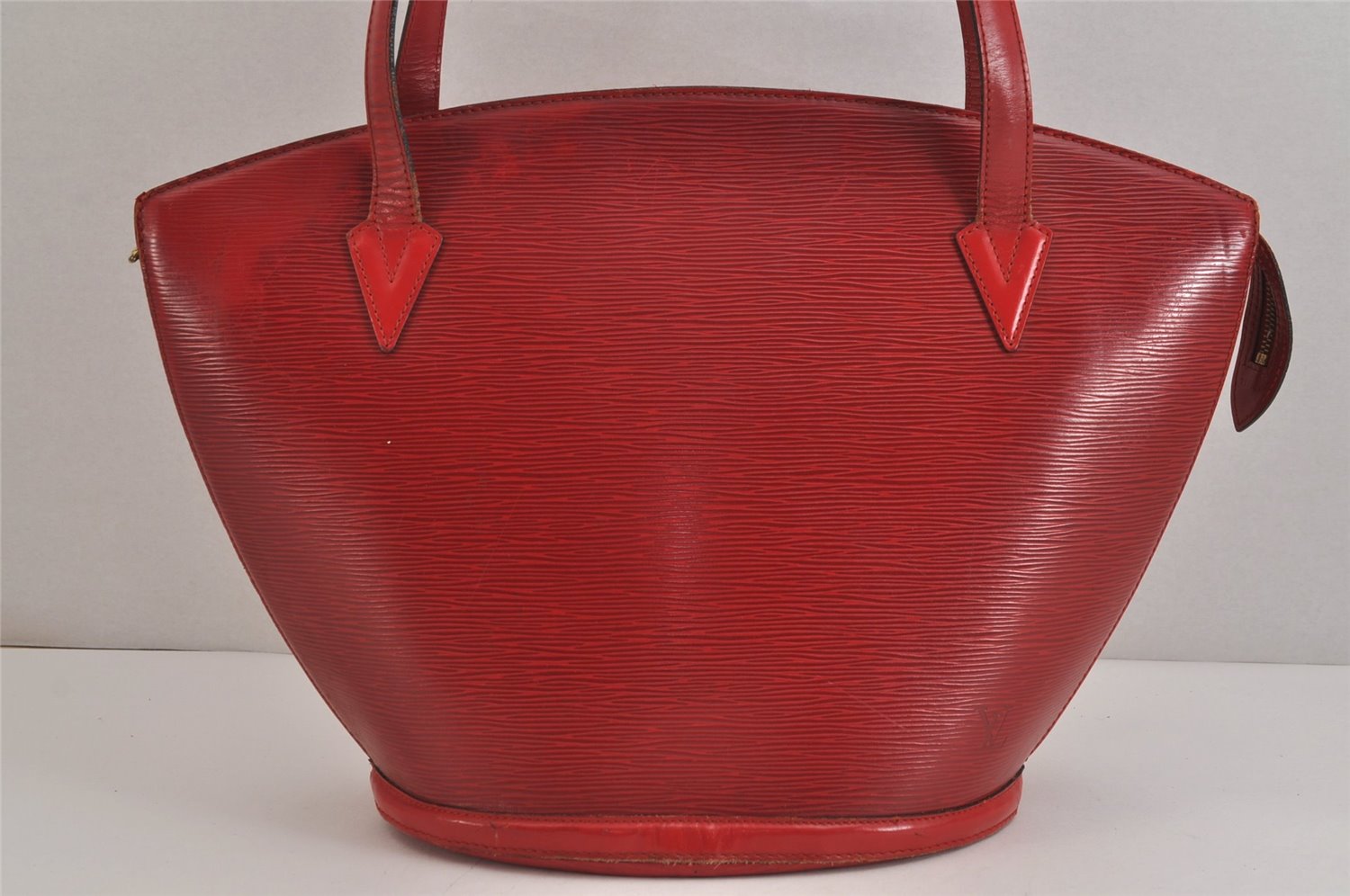 Auth Louis Vuitton Epi Saint Jacques Shopping Shoulder Bag Red M52267 LV 6433J