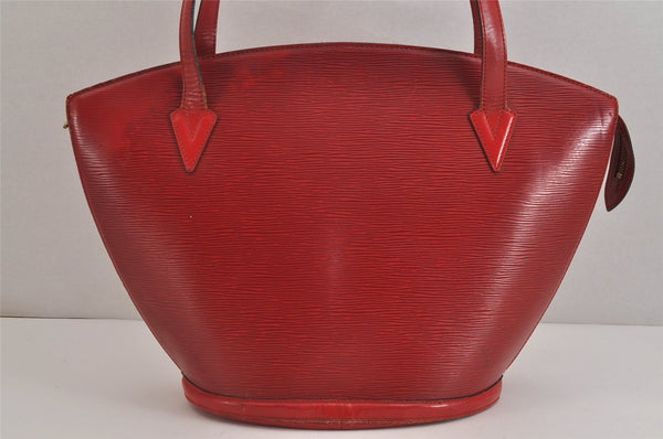Auth Louis Vuitton Epi Saint Jacques Shopping Shoulder Bag Red M52267 LV 6433J