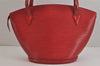 Auth Louis Vuitton Epi Saint Jacques Shopping Shoulder Bag Red M52267 LV 6433J