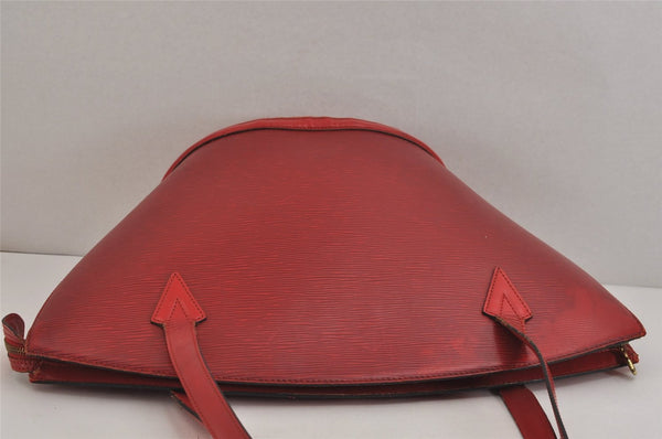 Auth Louis Vuitton Epi Saint Jacques Shopping Shoulder Bag Red M52267 LV 6433J