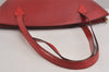 Auth Louis Vuitton Epi Saint Jacques Shopping Shoulder Bag Red M52267 LV 6433J