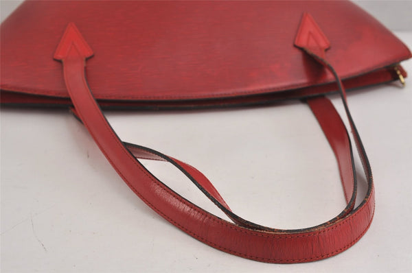 Auth Louis Vuitton Epi Saint Jacques Shopping Shoulder Bag Red M52267 LV 6433J