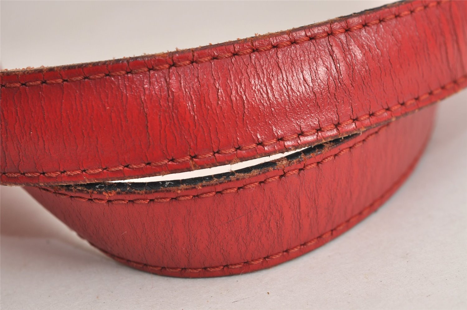 Auth Louis Vuitton Epi Saint Jacques Shopping Shoulder Bag Red M52267 LV 6433J