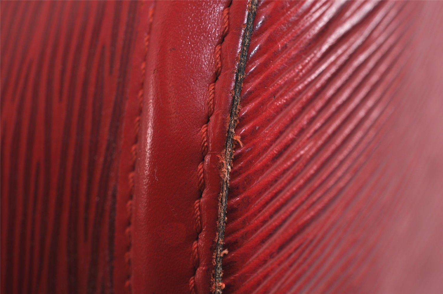 Auth Louis Vuitton Epi Saint Jacques Shopping Shoulder Bag Red M52267 LV 6433J