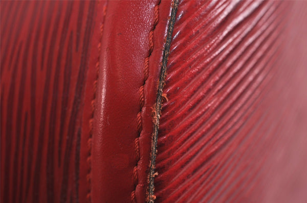 Auth Louis Vuitton Epi Saint Jacques Shopping Shoulder Bag Red M52267 LV 6433J