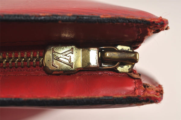 Auth Louis Vuitton Epi Saint Jacques Shopping Shoulder Bag Red M52267 LV 6433J