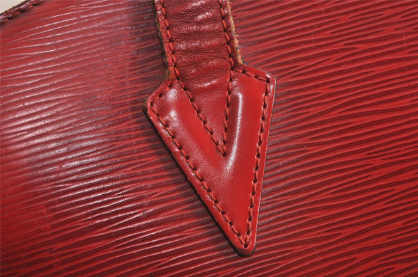 Auth Louis Vuitton Epi Saint Jacques Shopping Shoulder Bag Red M52267 LV 6433J