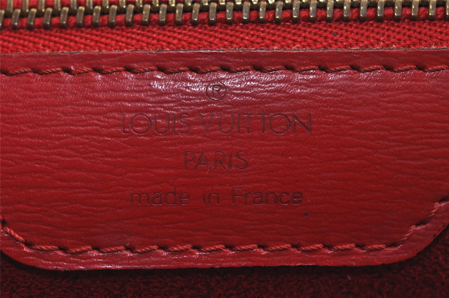 Auth Louis Vuitton Epi Saint Jacques Shopping Shoulder Bag Red M52267 LV 6433J