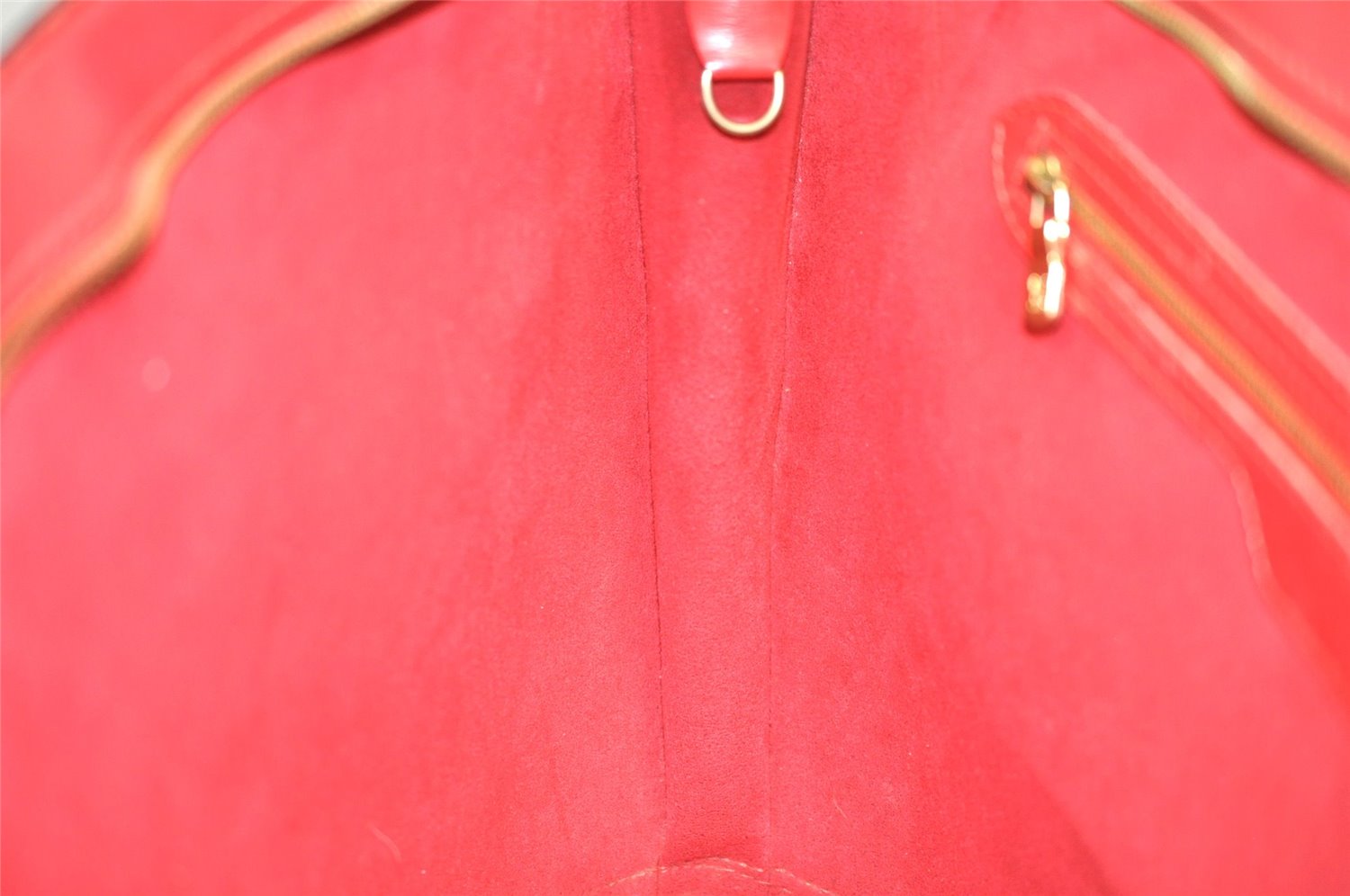 Auth Louis Vuitton Epi Saint Jacques Shopping Shoulder Bag Red M52267 LV 6433J