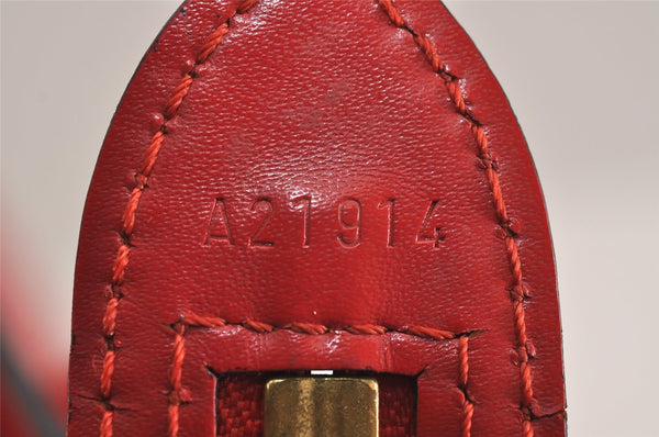 Auth Louis Vuitton Epi Saint Jacques Shopping Shoulder Bag Red M52267 LV 6433J