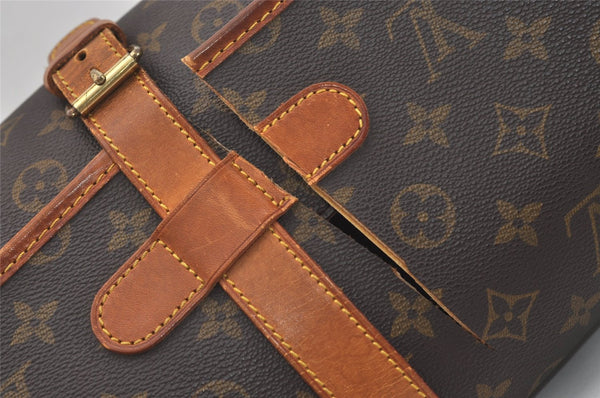 Authentic Louis Vuitton Monogram Marne Shoulder Cross Bag M51369 LV Junk 6434J