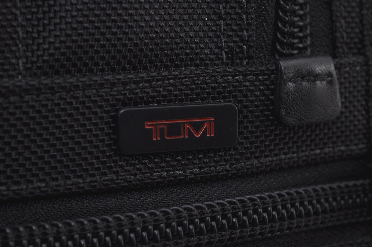 Authentic TUMI 2Way Shoulder Briefcase Business Bag Canvas Leather Black 6436J