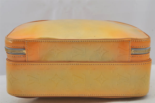 Authentic Louis Vuitton Vernis Murray Backpack Yellow M91038 LV 6437J