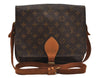 Authentic Louis Vuitton Monogram Cartouchiere GM M51252 Shoulder Cross Bag 6438J