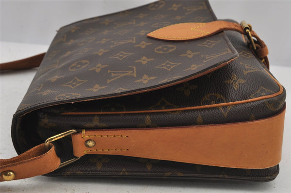 Authentic Louis Vuitton Monogram Cartouchiere GM M51252 Shoulder Cross Bag 6438J