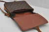 Authentic Louis Vuitton Monogram Cartouchiere GM M51252 Shoulder Cross Bag 6438J