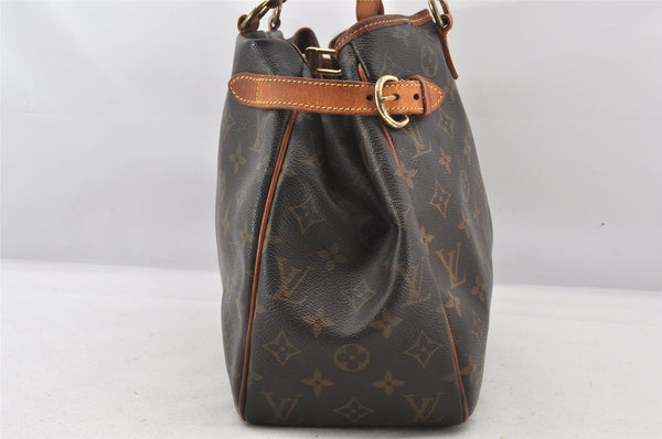 Authentic Louis Vuitton Monogram Batignolles Horizontal Tote Bag M51154 LV 6438K