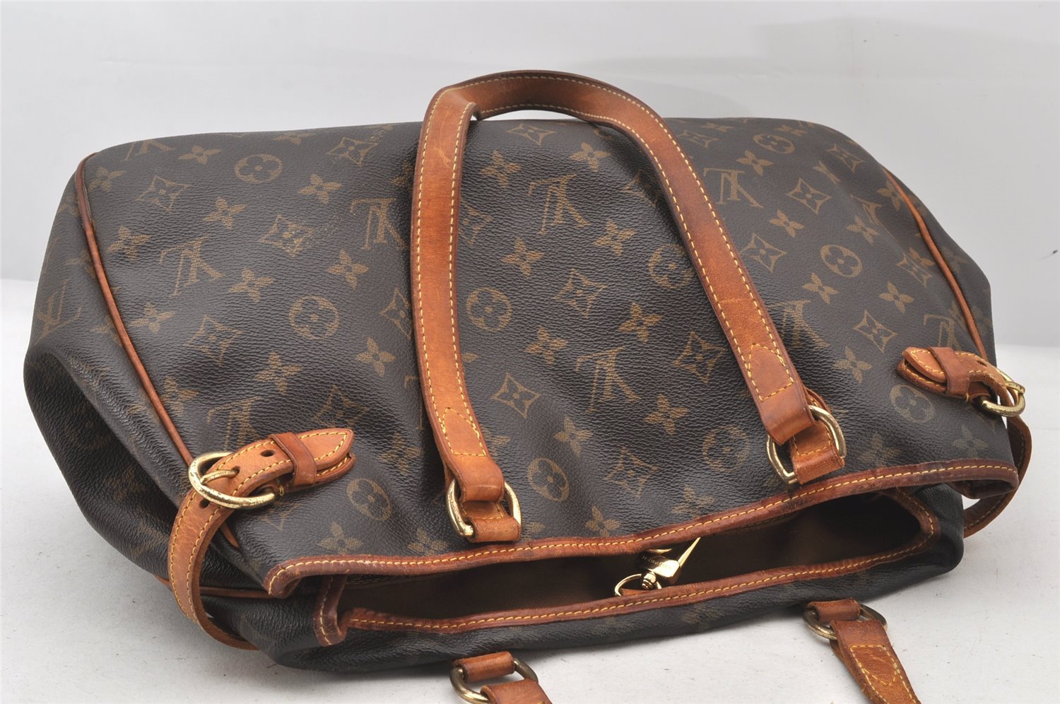 Authentic Louis Vuitton Monogram Batignolles Horizontal Tote Bag M51154 LV 6438K