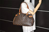 Authentic Louis Vuitton Monogram Batignolles Horizontal Tote Bag M51154 LV 6438K