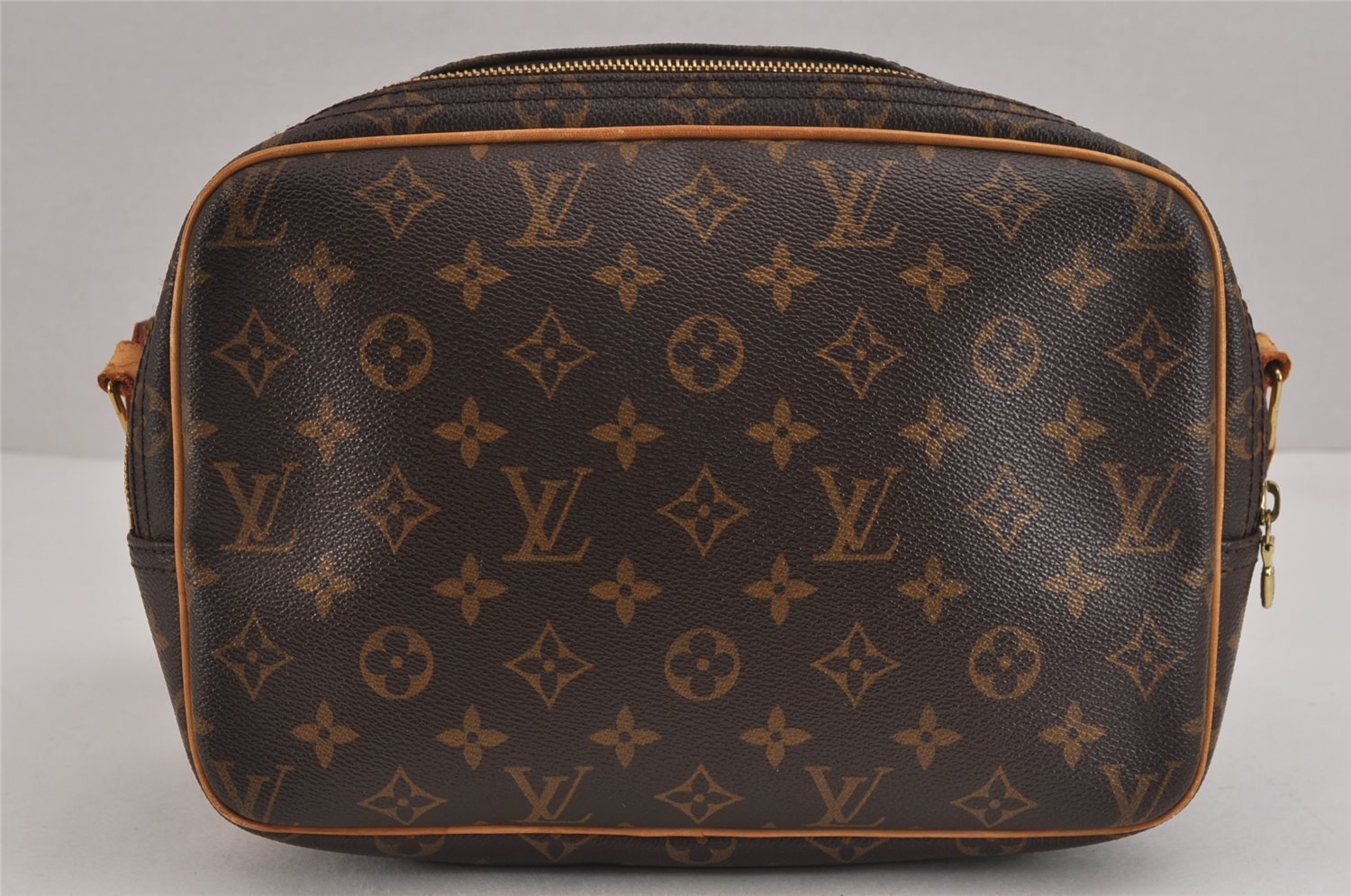 Authentic Louis Vuitton Monogram Reporter PM Shoulder Cross Bag M45254 LV 6440J