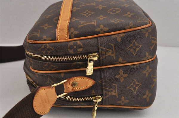 Authentic Louis Vuitton Monogram Reporter PM Shoulder Cross Bag M45254 LV 6440J