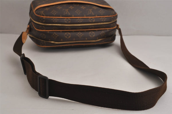 Authentic Louis Vuitton Monogram Reporter PM Shoulder Cross Bag M45254 LV 6440J