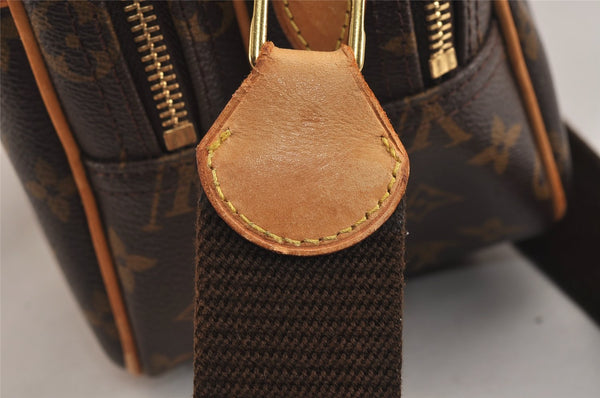 Authentic Louis Vuitton Monogram Reporter PM Shoulder Cross Bag M45254 LV 6440J