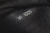 Authentic Louis Vuitton Taiga Baikal Clutch Bag Black M30182 LV 6440K