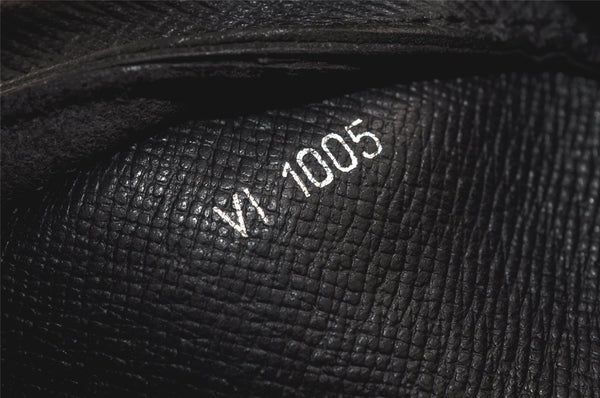 Authentic Louis Vuitton Taiga Baikal Clutch Bag Black M30182 LV 6440K