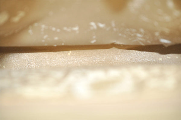 Authentic GUCCI Vintage Shoulder Bag Pursse Leather Beige Junk 6441I