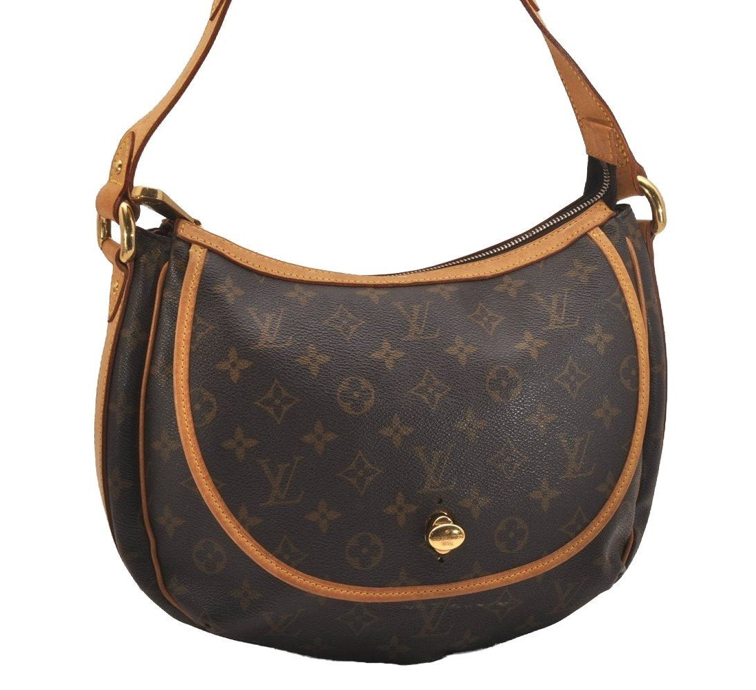 Authentic Louis Vuitton Monogram Tulum PM Shoulder Bag M40076 LV 6441J