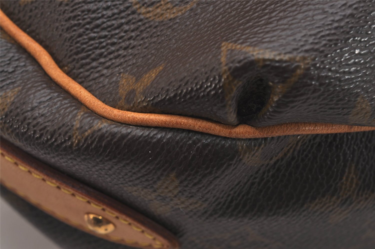 Authentic Louis Vuitton Monogram Tulum PM Shoulder Bag M40076 LV 6441J