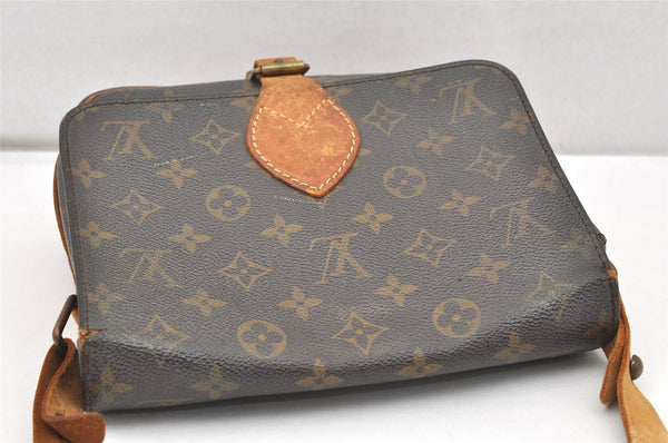 Authentic Louis Vuitton Monogram Cartouchiere MM M51253 Shoulder Cross Bag 6441K