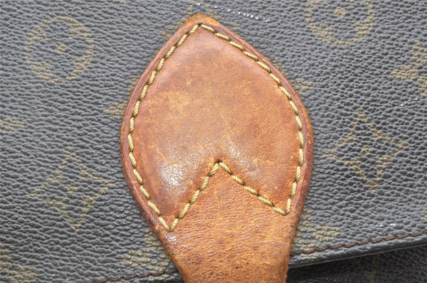 Authentic Louis Vuitton Monogram Cartouchiere MM M51253 Shoulder Cross Bag 6441K