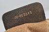 Authentic GUCCI Web Sherry Line Shoulder Cross Bag GG PVC Leather Brown 6442I