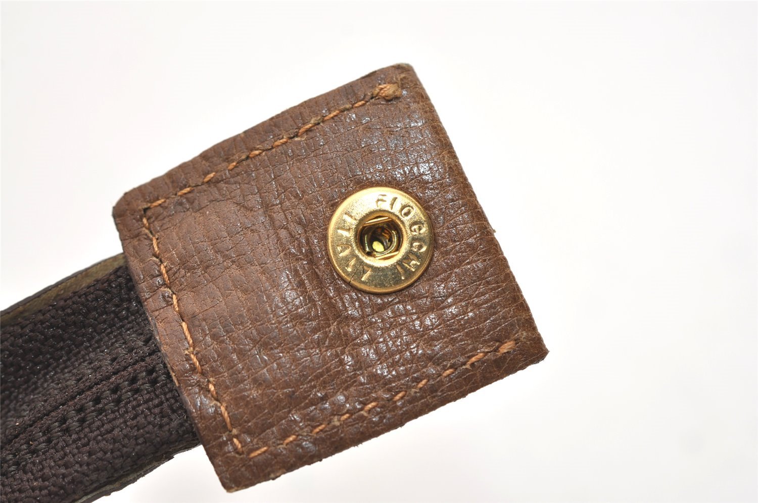 Authentic GUCCI Vintage GG Plus Clutch Hand Bag Purse PVC Leather Brown 6442J