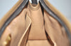 Authentic GUCCI Vintage GG Plus Clutch Hand Bag Purse PVC Leather Brown 6442J