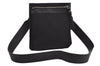 Authentic GUCCI Shoulder Cross Body Bag Purse Canvas Leather 92562 Black 6443J