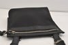 Authentic GUCCI Shoulder Cross Body Bag Purse Canvas Leather 92562 Black 6443J