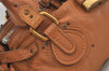 Authentic Chloe Paddington Leather Shoulder Hand Bag Brown 6444J