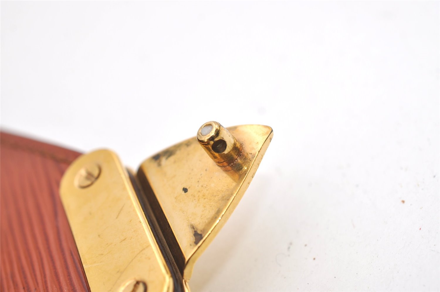 Authentic Louis Vuitton Epi Sellier Dragonne Clutch Bag Brown M52618 LV 6445J