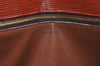 Authentic Louis Vuitton Epi Sellier Dragonne Clutch Bag Brown M52618 LV 6445J