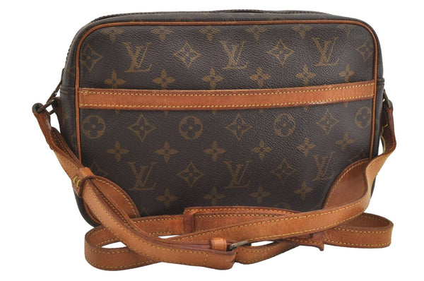 Authentic Louis Vuitton Monogram Trocadero 27 Shoulder Cross Bag M51274 LV 6447J