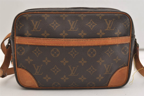 Authentic Louis Vuitton Monogram Trocadero 27 Shoulder Cross Bag M51274 LV 6447J