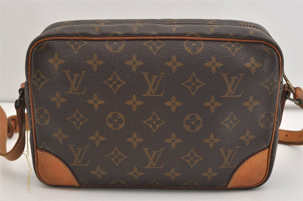 Authentic Louis Vuitton Monogram Trocadero 27 Shoulder Cross Bag M51274 LV 6447J