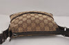 Authentic GUCCI Shoulder Cross Bag Purse GG Canvas Leather 147671 Brown 6448J