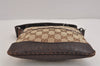 Authentic GUCCI Shoulder Cross Bag Purse GG Canvas Leather 147671 Brown 6448J